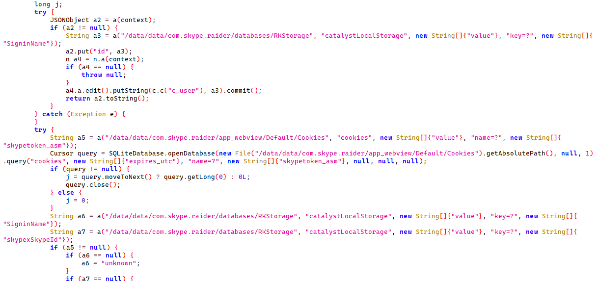 Extracting a token from the cookies